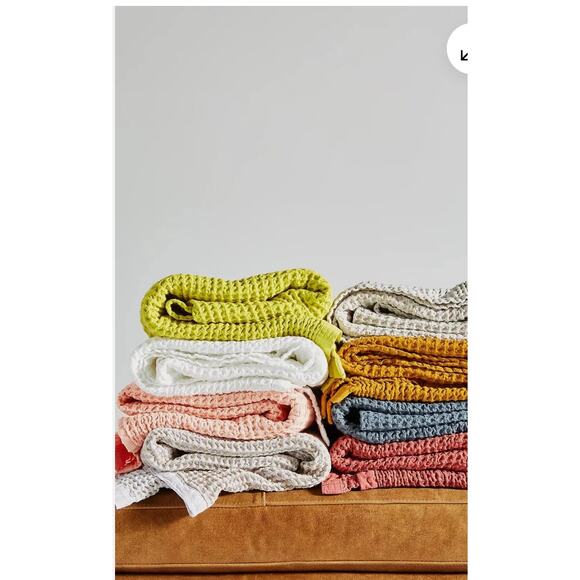 Woven Waffle Throw Blanket - Thumbnail 2